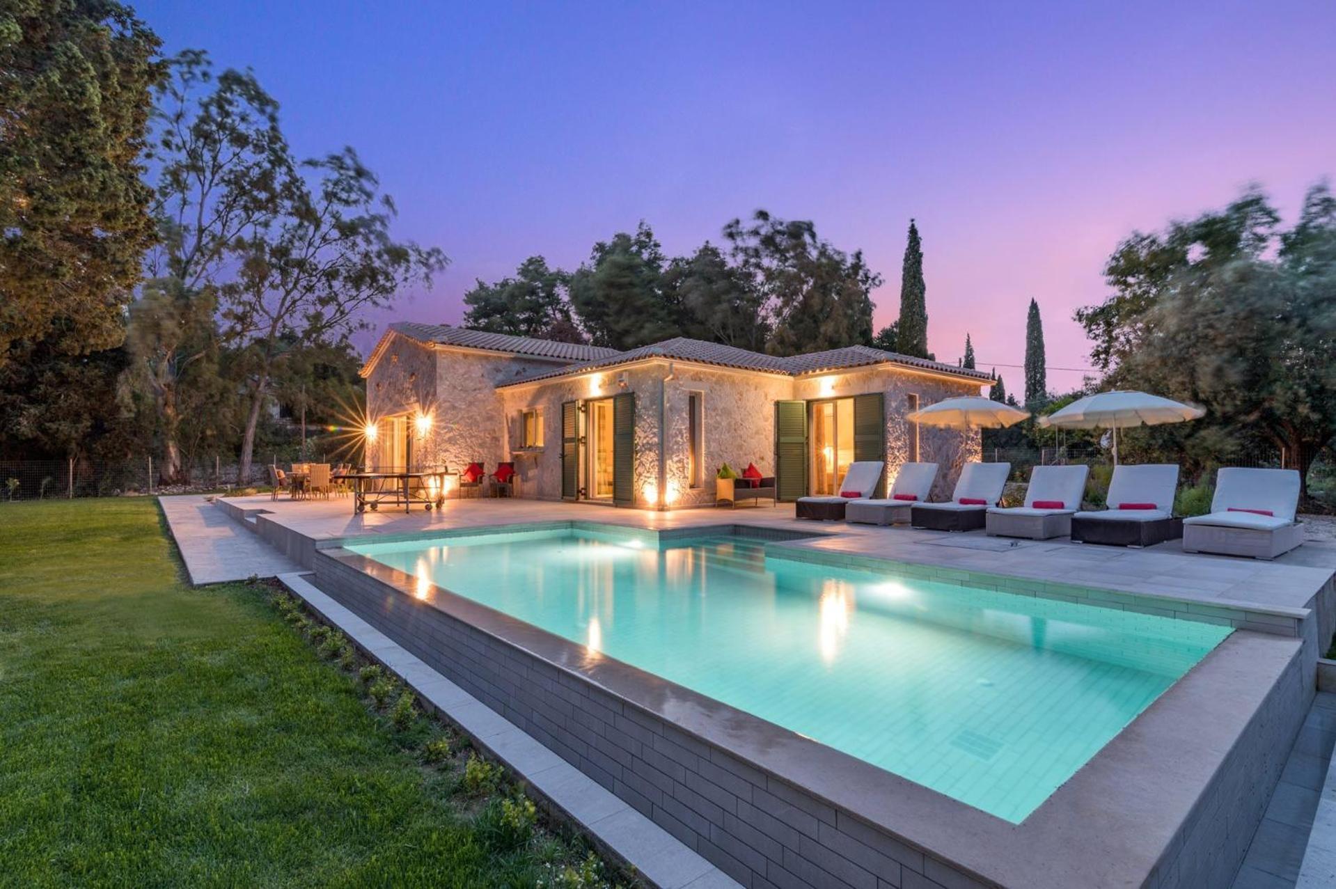 Astarte Villas - Laalu Private Villa With Pool Koukounaria Ngoại thất bức ảnh