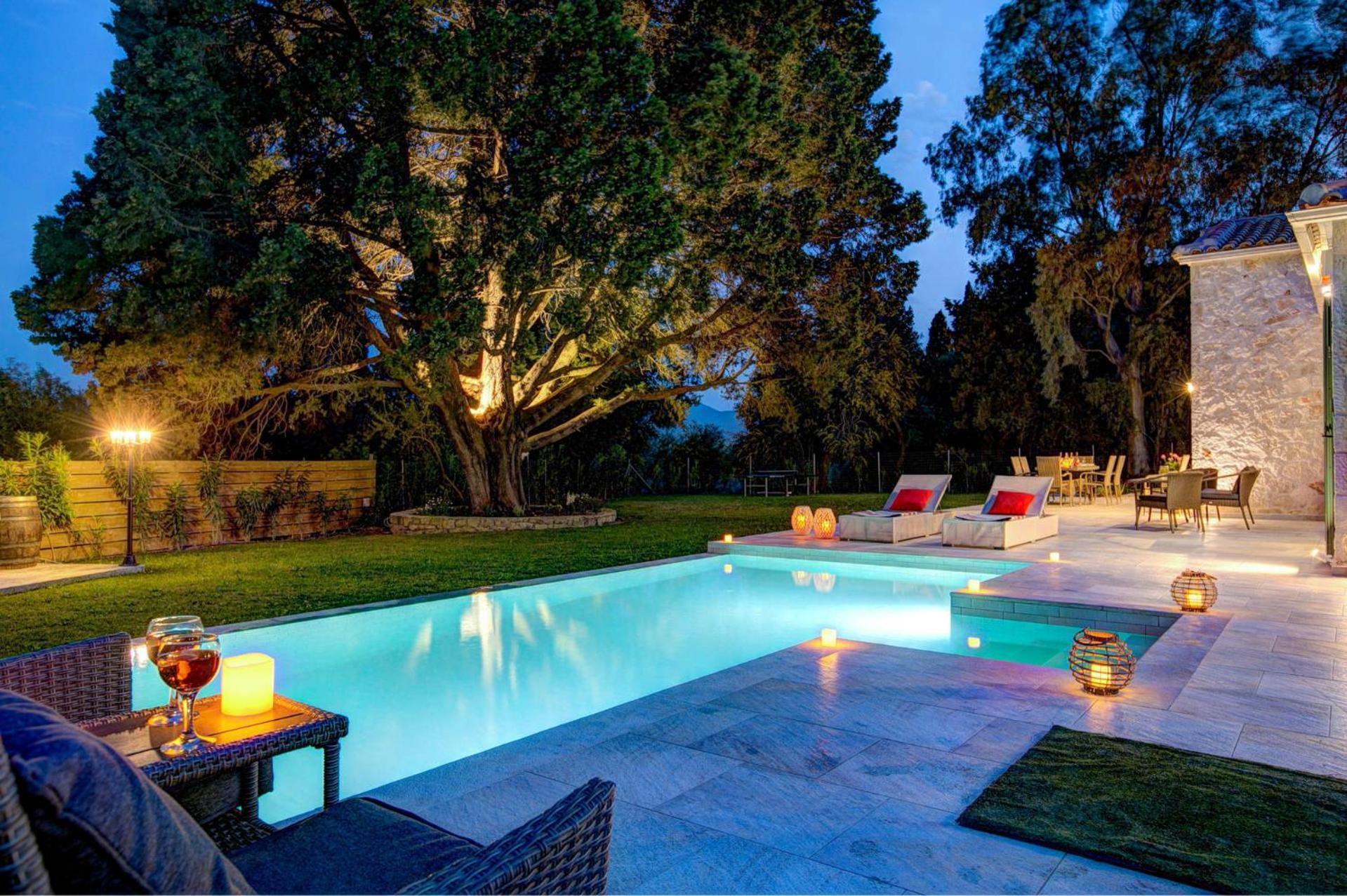 Astarte Villas - Laalu Private Villa With Pool Koukounaria Ngoại thất bức ảnh