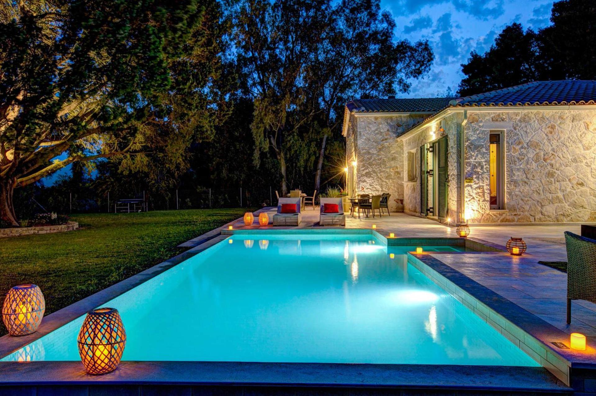 Astarte Villas - Laalu Private Villa With Pool Koukounaria Ngoại thất bức ảnh
