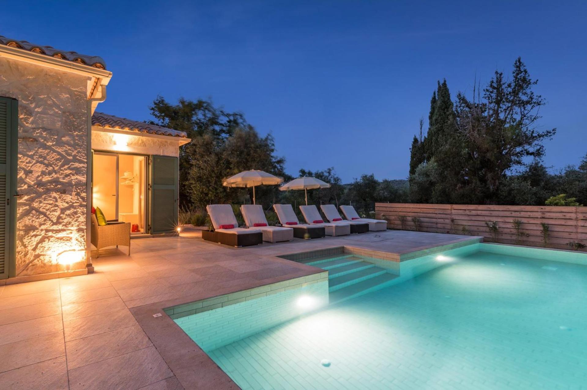 Astarte Villas - Laalu Private Villa With Pool Koukounaria Ngoại thất bức ảnh